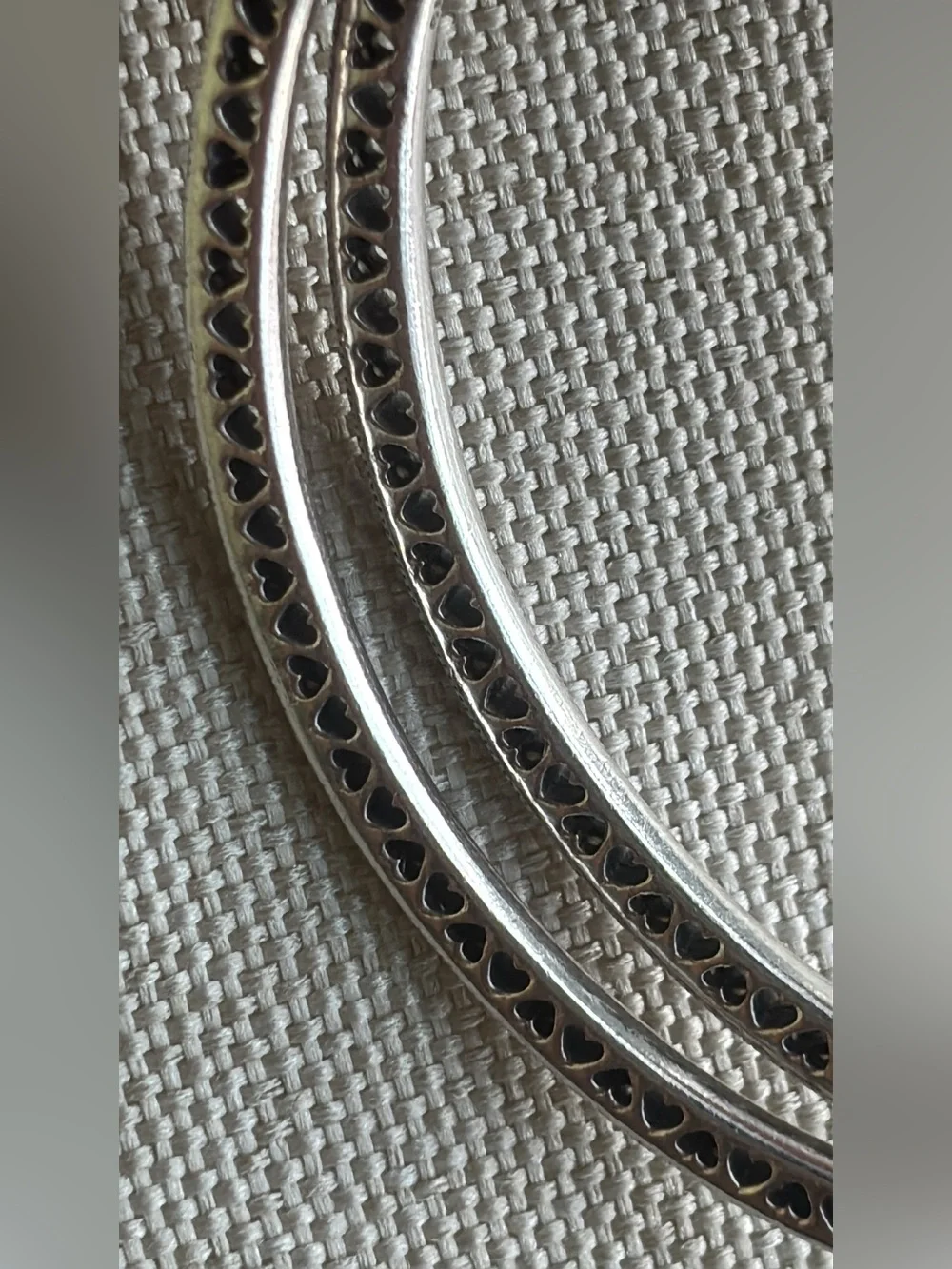 1 Pandora Sterling Silver Eternity Bangle (I have two available) Listing for one
